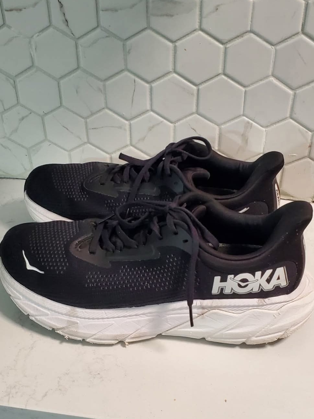 HOKA Men's Black Running Shoes - Lightweight Cushioning